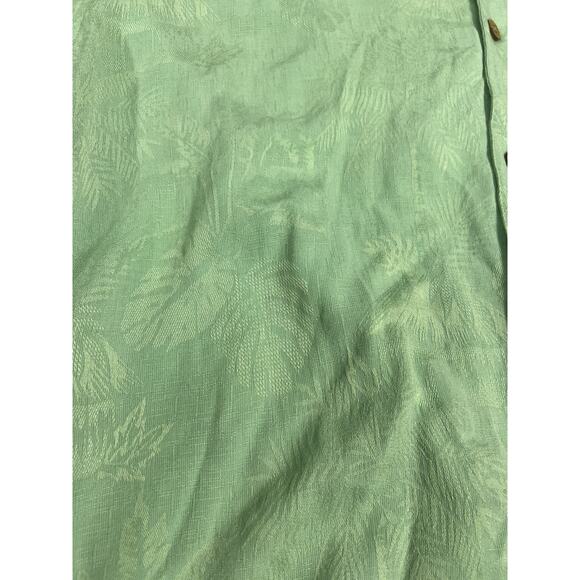 Ocean & Coast Men’s Washable Silk Short Sleeve Button Down Shirt XL Hawaiian - Picture 7 of 9
